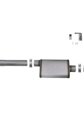 aFe Power Rebel Series 3 inch 409 Stainless Steel Catback Exhaust System w/ Polished Tips GM Colorado | Canyon V6 3.6L 2017-2020                                     - 49-44096-P - Image 4
