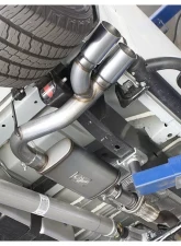 aFe Power Rebel Series 3 inch 409 Stainless Steel Catback Exhaust System w/ Polished Tips GM Colorado | Canyon V6 3.6L 2017-2020                                     - 49-44096-P - Image 5