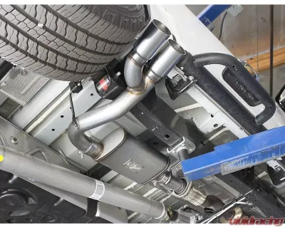aFe Power Rebel Series 3 inch 409 Stainless Steel Catback Exhaust System w/ Polished Tips GM Colorado | Canyon V6 3.6L 2017-2020 - 49-44096-P