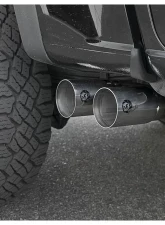 aFe Power Rebel Series 3 inch 409 Stainless Steel Catback Exhaust System w/ Polished Tips GM Colorado | Canyon V6 3.6L 2017-2020                                     - 49-44096-P - Image 6