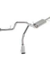 aFe Power Vulcan Series 3" 304 Stainless Steel Catback Exhaust System with Side Exit Polished Tip Ford F-150 V6-2.7L tt | 3.5L tt | V8-5.0L 2021-2024                                     - 49-33126-P - Image 5