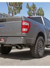 aFe Power Vulcan Series 3" 304 Stainless Steel Catback Exhaust System with Rear Exit Polished Tip Ford F-150 V6-2.7L tt | 3.5L tt | V8-5.0L 2021-2024                                     - 49-33127-P - Image 2