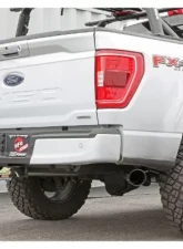 aFe Power Gemini XV 3" 304 Stainless Steel Catback Exhaust System with Cut-Out Black Tips Ford F-150 V6-2.7L tt | 3.5L tt | V8-5.0L 2021-2024                                     - 49-33129-B - Image 2