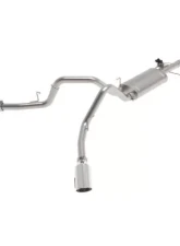 aFe Power Gemini XV 3" 304 Stainless Steel Catback Exhaust System with Cut-Out Polished Tips Ford F-150 V6-2.7L tt | 3.5L tt | V8-5.0L 2021-2024                                     - 49-33129-P - Image 9
