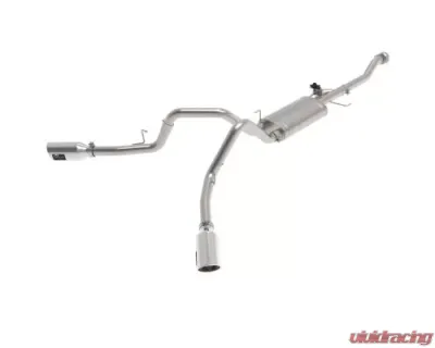 aFe Power Gemini XV 3" 304 Stainless Steel Catback Exhaust System with Cut-Out Polished Tips Ford F-150 V6-2.7L tt | 3.5L tt | V8-5.0L 2021-2024 - 49-33129-P