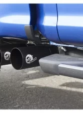 aFe Power Rebel Series 3" to 2-1/2" Stainless Steel Catback Exhaust System with Black Tip Ford F-150 V6-2.7L tt | 3.5L tt | V8-5.0L 2021-2024                                     - 49-43128-B - Image 2