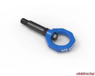 aFe Power Control Front Tow Hook Blue BMW F-Chassis 2 | 3 | 4 | M BMW 2015-2021 - 450-502001-L