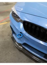 aFe Power Control Front Tow Hook Blue BMW F-Chassis 2 | 3 | 4 | M BMW 2015-2021                                     - 450-502001-L - Image 3