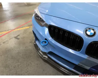 aFe Power Control Front Tow Hook Blue BMW F-Chassis 2 | 3 | 4 | M BMW 2015-2021 - 450-502001-L
