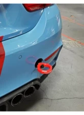 aFe Power Control Rear Tow Hook Red BMW F-Chassis 2 | 3 | 4 | M BMW 2015-2021                                     - 450-502002-R - Image 3