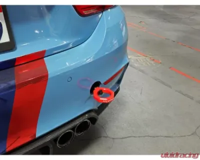 aFe Power Control Rear Tow Hook Red BMW F-Chassis 2 | 3 | 4 | M BMW 2015-2021 - 450-502002-R