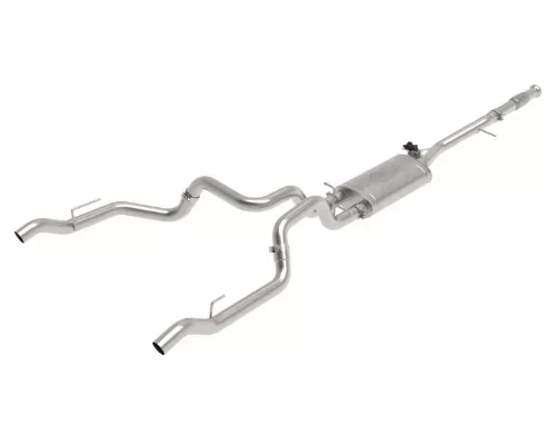 aFe Power Gemini XV 3" 304 Stainless Steel Catback Exhaust System with Cut-Out GM Silverado | Sierra 1500 V8-5.3L 2019-2024 - 49-34138
