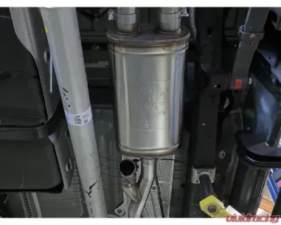 aFe Power Gemini XV 3" to Dual 2-1/2" 304 Stainless Steel Catback Exhaust System with Cut-Out Black Tips GM Silverado | Sierra 1500 V8-5.3L 2019-2024 - 49-34139-B