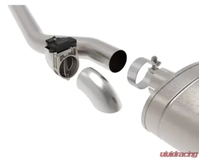 aFe Power Gemini XV 3" to Dual 2-1/2" 304 Stainless Steel Catback Exhaust System with Cut-Out Black Tips GM Silverado | Sierra 1500 V8-5.3L 2019-2024 - 49-34139-B