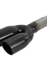 aFe Power Gemini XV 3" to Dual 2-1/2" 304 Stainless Steel Catback Exhaust System with Cut-Out Black Tips GM Silverado | Sierra 1500 V8-5.3L 2019-2024                                     - 49-34139-B - Image 6