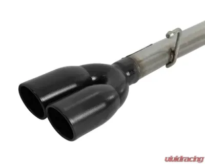 aFe Power Gemini XV 3" to Dual 2-1/2" 304 Stainless Steel Catback Exhaust System with Cut-Out Black Tips GM Silverado | Sierra 1500 V8-5.3L 2019-2024 - 49-34139-B