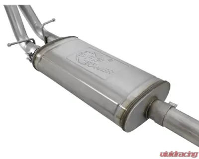 aFe Power Gemini XV 3" to Dual 2-1/2" 304 Stainless Steel Catback Exhaust System with Cut-Out Black Tips GM Silverado | Sierra 1500 V8-5.3L 2019-2024 - 49-34139-B