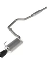 Takeda 2-1/4" 304 Stainless Steel Catback Exhaust System w/ Black Tip Subaru Impreza H4-2.0L 2012-2016                                     - 49-36052-B - Image 6