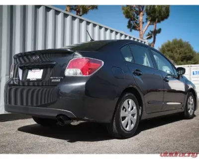 Takeda 2-1/4" 304 Stainless Steel Catback Exhaust System w/ Black Tip Subaru Impreza H4-2.0L 2012-2016 - 49-36052-B