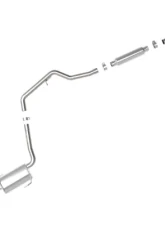 Takeda 2-1/4" 304 Stainless Steel Catback Exhaust System w/ Black Tip Subaru Impreza H4-2.0L 2012-2016                                     - 49-36052-B - Image 6