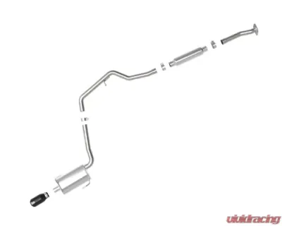 Takeda 2-1/4" 304 Stainless Steel Catback Exhaust System w/ Black Tip Subaru Impreza H4-2.0L 2012-2016 - 49-36052-B