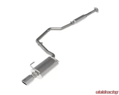 Takeda 2-1/4" 304 Stainless Steel Catback Exhaust System w/ Polished Tip Subaru Impreza H4-2.0L 2012-2016 - 49-36052-P