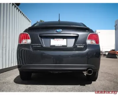 Takeda 2-1/4" 304 Stainless Steel Catback Exhaust System w/ Polished Tip Subaru Impreza H4-2.0L 2012-2016 - 49-36052-P