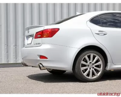 Takeda 2.5" 304 Stainless Steel Axle-Back Exhaust System w/ Polished Tip Lexus IS250 | IS350 V6-2.5L/3.5L 2006-2013 - 49-36055-P