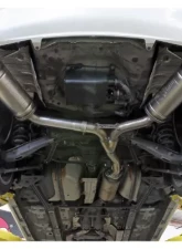 Takeda 2.5" 304 Stainless Steel Axle-Back Exhaust System w/ Polished Tip Lexus IS250 | IS350 V6-2.5L/3.5L 2006-2013                                     - 49-36055-P - Image 4