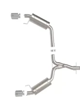 Takeda 2.5" 304 Stainless Steel Axle-Back Exhaust System w/ Polished Tip Lexus IS250 | IS350 V6-2.5L/3.5L 2006-2013                                     - 49-36055-P - Image 6