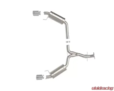 Takeda 2.5" 304 Stainless Steel Axle-Back Exhaust System w/ Polished Tip Lexus IS250 | IS350 V6-2.5L/3.5L 2006-2013 - 49-36055-P