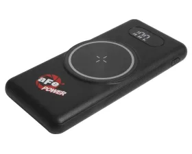 aFe Power 10,000MAH Wireless Power Bank w/ Digital Display Black