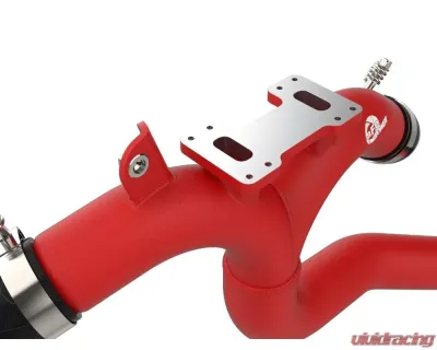 aFe Power Bladerunner 3" Aluminum Hot Charge Pipe Red Genesis G70 | Kia Stinger 2018-2023 - 46-20508-R