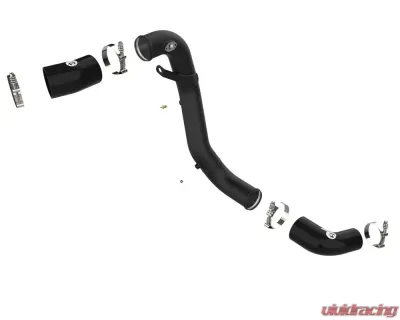 aFe Power Bladerunner 3" Aluminum Cold Charge Pipe Black Genesis G70 | Kia Stinger 2018-2023 - 46-20509-B