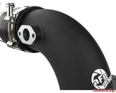 aFe Power Bladerunner 3" Aluminum Cold Charge Pipe Black Genesis G70 | Kia Stinger 2018-2023 - 46-20509-B