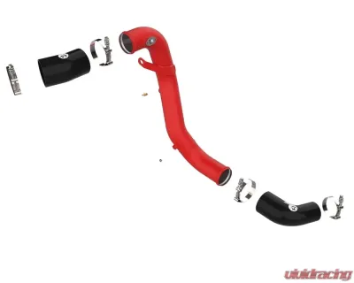 aFe Power Bladerunner 3" Aluminum Cold Charge Pipe Red Genesis G70 | Kia Stinger 2018-2023 - 46-20509-R