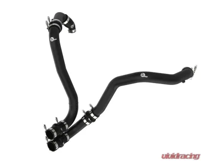 aFe Power Bladerunner 3" Aluminum Hot Charge Pipe Black Ford F-150 | Raptor 2021-2025 - 46-20518-B