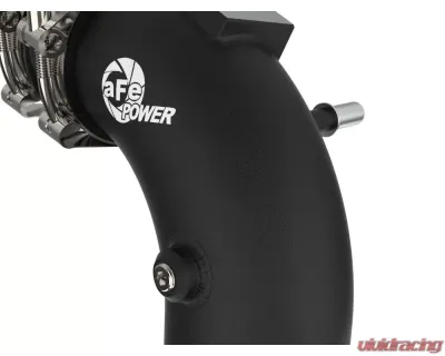 aFe Power Bladerunner 3" Aluminum Cold Charge Pipe Black Ford F-150 | Raptor 2021-2025 - 46-20519-B