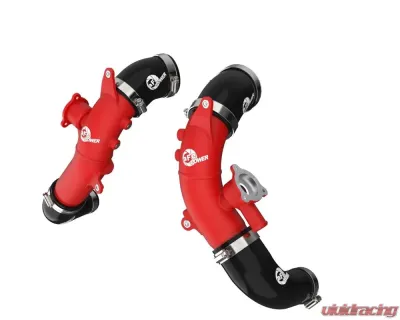 aFe Power Bladerunner 2-1/2" Aluminum Hot Charge Pipe Red Toyota Land Cruiser 2022-2023 - 46-20558-R