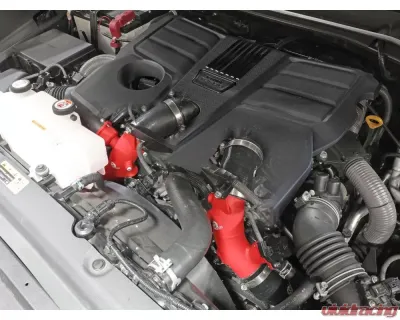 aFe Power Bladerunner 2-1/2" Aluminum Hot Charge Pipe Red Toyota Land Cruiser 2022-2023 - 46-20558-R