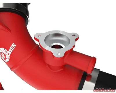 aFe Power Bladerunner 2-1/2" Aluminum Hot Charge Pipe Red Toyota Land Cruiser 2022-2023 - 46-20558-R