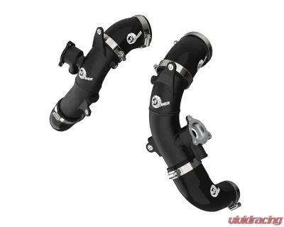 aFe Power Bladerunner 2.5in Aluminum Hot Charge Pipe Black Toyota Tundra V6-3.5L tt 2022-2024 - 46-20568-B