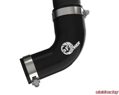 aFe Power Bladerunner 2.5in Aluminum Hot Charge Pipe Black Toyota Tundra V6-3.5L tt 2022-2024 - 46-20568-B