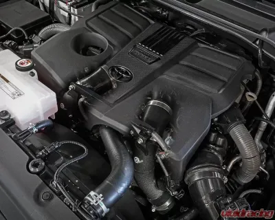 aFe Power Bladerunner 2.5in Aluminum Hot Charge Pipe Black Toyota Tundra V6-3.5L tt 2022-2024 - 46-20568-B