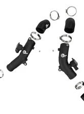 aFe Power Bladerunner 2.5in Aluminum Hot Charge Pipe Black Toyota Tundra V6-3.5L tt 2022-2024                                     - 46-20568-B - Image 6