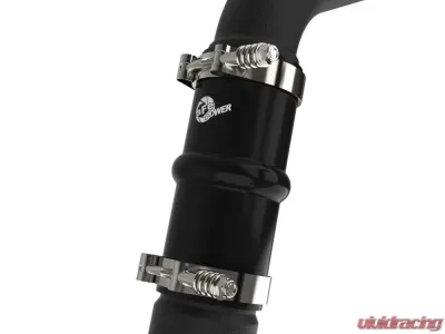 aFe Power Bladerunner 2.5" - 3" Aluminum Hot Charge Pipe - Black Ram 1500 V6 3.0L (td) 2020-2022 - 46-20598-B