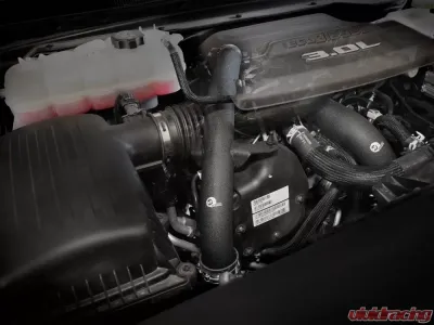 aFe Power Bladerunner 2.5" - 3" Aluminum Hot Charge Pipe - Black Ram 1500 V6 3.0L (td) 2020-2022 - 46-20598-B