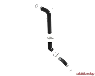 aFe Power Bladerunner 3" Aluminum Cold Charge Pipe - Black Ram 1500 V6 3.0L (td) 2020-2022 - 46-20599-B