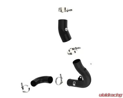 aFe Power Bladerunner 2.75" Aluminum Cold Charge Pipe - Black Audi A3 | Volkswagen GTI L4 2.0L (t) 2022-2023 - 46-20609-B