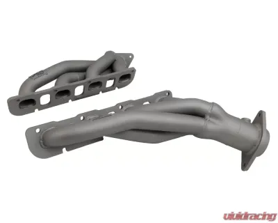 aFe Power Twisted Steel 1-3/4" 304 Stainless Headers w/ Titanium Coat Finish Dodge Challenger | Charger 2015-2023 - 48-32031-T